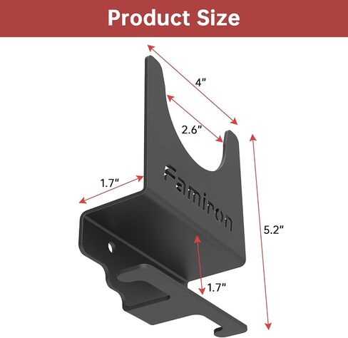 2 PCS Angle Grinder Holder,Angle Grinder Stand Tool Wall mount Bracket for 5inch Grinder,Angle Grinder Storage Rack for Cutters,Polishers in Kuwait
