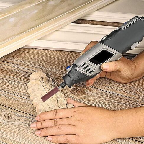 MERRYHAPY Flap Sanding Head Drum Sander Kit with 80 and 240 Grit Sandpaper for Drill and Rotary Tools, Cylindrical Iron Sanding Drum for Smooth and Polished Finish with Versatile in Kuwait