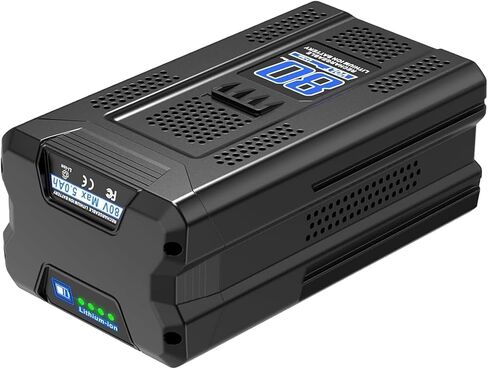 80V Max 5.0Ah Battery & Rapid Charger for Kobalt 80V Battery | 5000mAh High Capacity Battery with rapid charging station,Fits Kobalt KB2580-06 KB680-06 KB580-06 KB480-06 KRC80-60 KRC30-60 in Kuwait