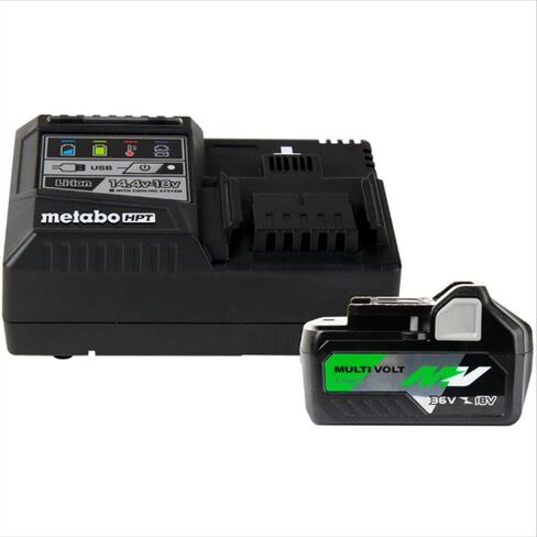 Metabo HPT 36V/18V MultiVolt™ Lithium Ion Slide Battery and Charger Starter Kit, UC18YSL3QCYM in Kuwait