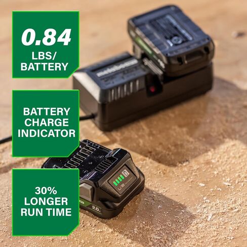 Metabo HPT 2-Pack 18V Batteries + Charger Kit, UC18YKSLQBYM in Kuwait