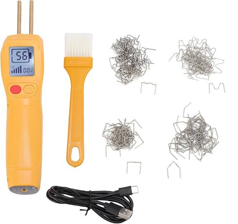 CHICIRIS Cordless Plastic Welder, 50W Handheld Welding Stapler with LCD Display and Rapid Heating, 5000mAh Battery for Car Bumper Repair, Plastic Toys, Furniture (Yellow) in Kuwait
