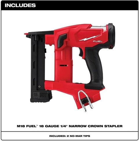 2749-20 for Milwaukee M18 1/4" Narrow Crown Stapler Red - Bare Tool | Power Brad Nailers in Kuwait