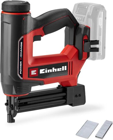Einhell Cordless Nailer/Stapler TE-CN 18/32 Li - Solo Power X-Change (18 V, 20 Strokes/min, Max. 25 mm Staples, Max. 32 mm Nails, Includes 300 Staples & Nails, without Battery) in Kuwait