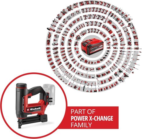 Einhell Cordless Nailer/Stapler TE-CN 18/32 Li - Solo Power X-Change (18 V, 20 Strokes/min, Max. 25 mm Staples, Max. 32 mm Nails, Includes 300 Staples & Nails, without Battery) in Kuwait