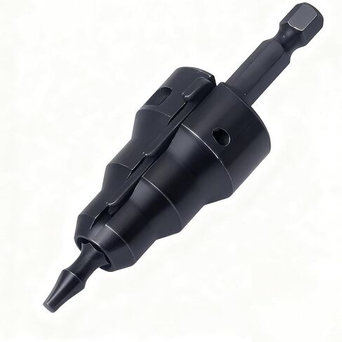 Power Conduit Reamer with Improved Bit Retention, Power Conduit Reamer 1/4 Inch Shank High Carbon Steel Tool - Electrical Metallic Tubing Reamer with L Wrench for Drill Chuck, Replaceable Blade in Kuwait