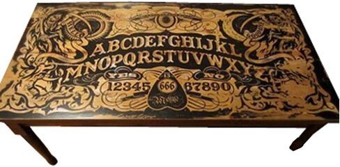 Handmade Ouija Board Coffee Table DIY Plans - Spirit Talking Board Home Furniture in Kuwait