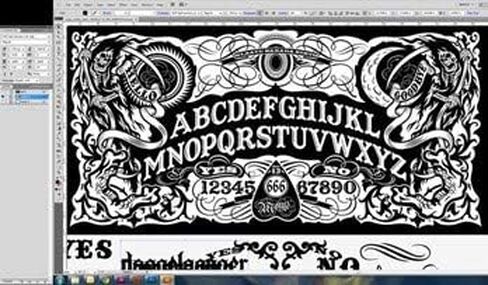 Handmade Ouija Board Coffee Table DIY Plans - Spirit Talking Board Home Furniture in Kuwait