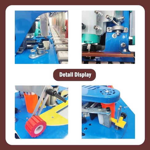 Edge Bander Automatic Curved & Straight Edge Banding Machine Double-Sided Gluing Polishing for Furniture Factories Woodworking Shops Edge Speed 0-6 m/min Dust Extraction in Kuwait