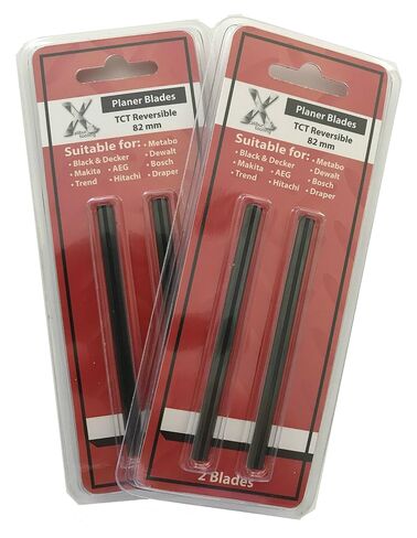 3-1/4 inch Double Edged Carbide Planer Blade - Fits Makita, Bosch, Porter Cable, Ryobi, SKIL, Crafstman -2 Pair in Kuwait