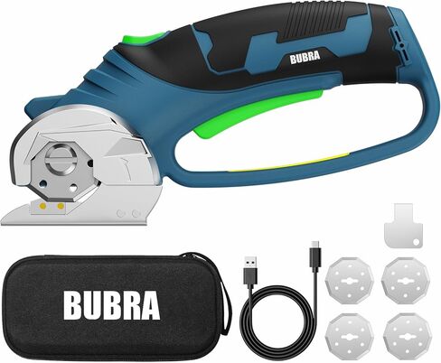 Cordless Electric Scissors for Cardboard Cutter with 4 SK5 Blades, 4V Rechargeable Electric Box Cutters, Powerful Power Shears Cutting Tool for Fabric, Carpet, Leather in Saudi Arabia