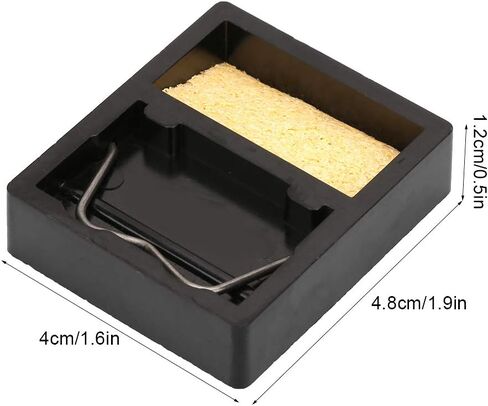 Soldering Iron Stand Holder, Mini Electric Iron Stand with Sponge | Bakelite Solder Iron Rest for Electronics Repair, DIY, Crafts - Portable & Heat-Resistant in Kuwait