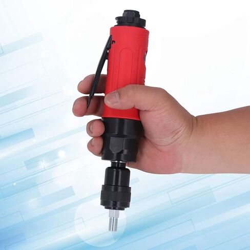 Oumefar Pneumatic Industrial Grade Air Die Grinder 4000RPM Straight Portable Grinder for Cutting Grinding Shaping Sanding Zinc Alloy 1/4in Intake 3/8in Pipe for Operator Use in Kuwait