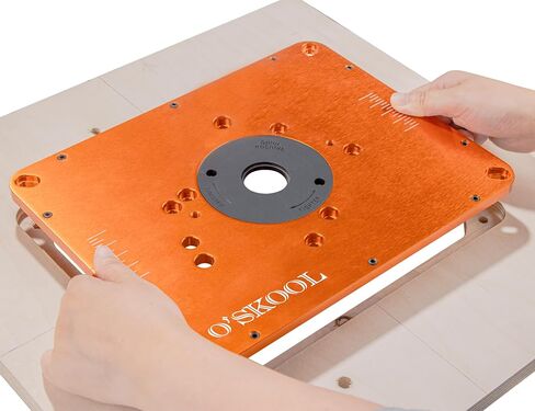 O'SKOOL Router Lift Systems with Router Table Insert Plate Template Kit in Kuwait