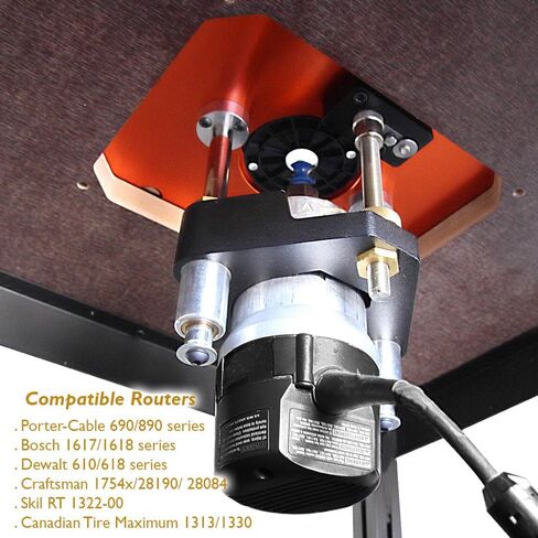 O'SKOOL Router Lift Systems with Router Table Insert Plate Template Kit in Kuwait