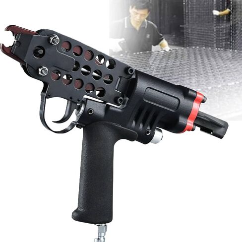 Pneumatic Nail Gun, C-Type Air Nailing Tool for Woodworking and DIY Projects, Perfect for Fencing and Wood Projects, Efficient and Reliable (SC7E) in Kuwait