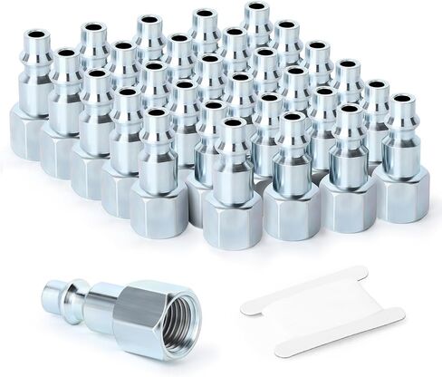 GASHER 1/4-Inch NPT Male Industrial Air Plug, Pneumatic Plugs 300PSI (30-Pack) in Kuwait