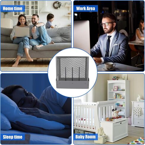 Large WiFi Router Cover Faraday Cage EMF Protection Shield | EMF Shielding Router Cover for WiFi Routers, Helps Reduce Wireless Signal Exposure, Fits Large Routers, Gray Fabric Design in Kuwait