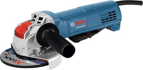 Bosch GWX10 45pe Rt 4 1 Thirds in X Lock Angle Grinder, 10a 120V | 10a 120V Motor, 000 Rpm, X-Lock Quick Wheel Change, Lock-on Paddle Switch, Tool-Free Guard, 4.6 Lb, Aux Handle in Kuwait