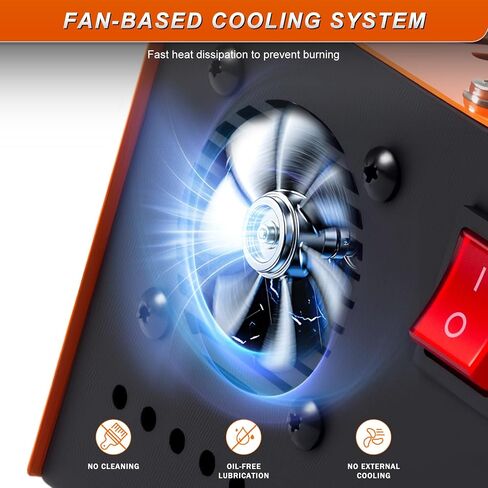 PCP Air Compressor 4500 PSI Portable for Paintball Airgun | Oil-water separator, built-in cooling fan, external power supply. Fits PCP air rifles, paintball tanks, scuba tanks in Kuwait