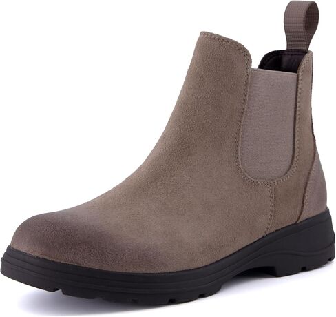 CUSHIONAIRE Britain-L Womens Chelsea Boots, Genuine Suede Ankle Boots for Women with Cushioned Insole and Lug Sole in Kuwait
