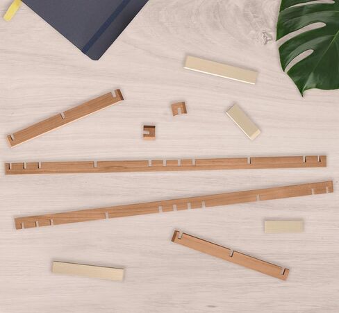 Hinoki Woodworks Kumiko DIY Kit Kakuasa-no-ha Pattern | 154 Wood Pieces, Ready to Assemble, Japanese Woodworking Craftsmanship, Wall Art Display, Father's Day in Kuwait