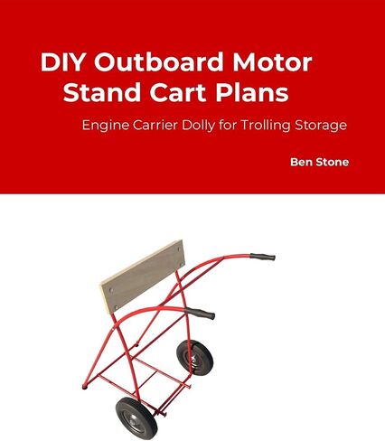 Outboard Motor Stand Cart Plans - Engine Carrier Dolly for Trolling Storage in Kuwait