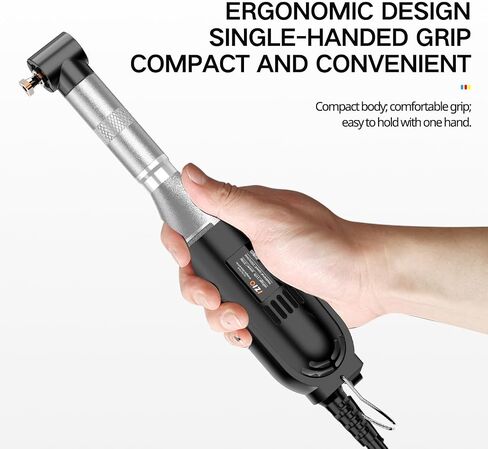 IZIO Right Angle Mini Grinder Tool Kit, 6 Variable Speed Rotary Tool with 90 Degree Head, Angle Die Grinder with Sanding Discs, Collets for Polishing, Grinding, Deburring, Metal, Woodworking in Kuwait
