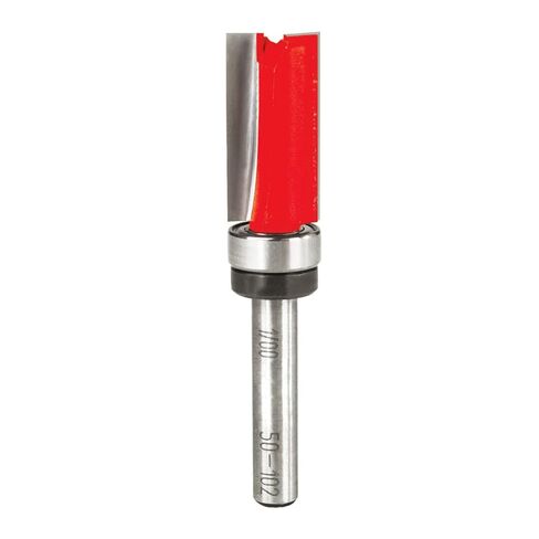 50-102 Router Bits for Freud, 1/2" Dia. Top Bearing Flush Trim Bit with 2 Cutters, 24000 RPM, 3 Flutes, Ideal for Template Routing, Sign Lettering, Pattern Work, Veneered Plywood in Kuwait
