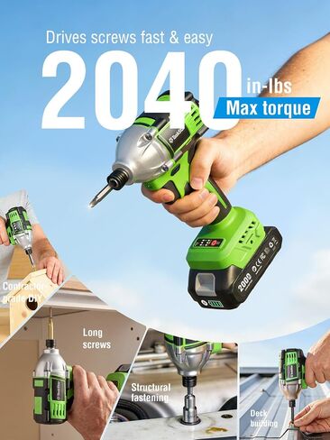 Taskstar 21V Cordless Drill & Impact Driver Combo Kit, Brushless Power Tools with 2× 2.0Ah Batteries & Fast Charger, 42-Piece Accessory Kit with Carrying Case for DIY and Home Improvement in Kuwait