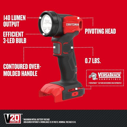 CRAFTSMAN V20 Cordless 6-Tool Combo Kit With Two 2.0 Ah Batteries and Charger (CMCK601D2) in Kuwait