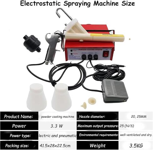 Portable Electrostatic Powder Coating Gun, Efficient Spray Equipment for Professional Surface Coating Projects in Kuwait
