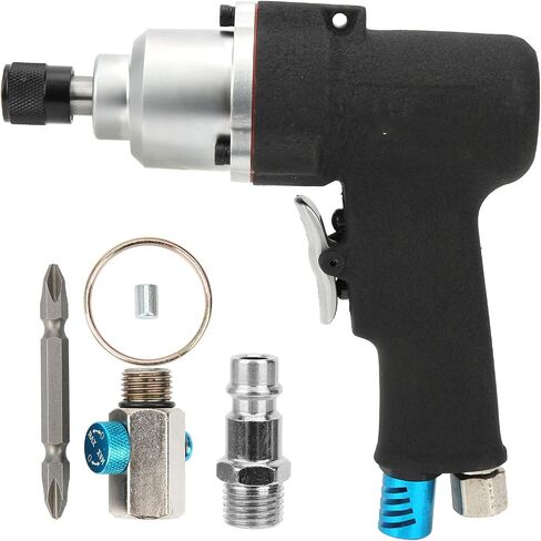Air Screwdriver Powerful Gun Type MultiFunction Pneumatic Tool 80Nm Torsion 9500rpm Speed for Furniture Assembly Mechanical Electrical Work (EU Style) in Kuwait