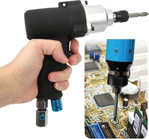 Air Screwdriver Powerful Gun Type MultiFunction Pneumatic Tool 80Nm Torsion 9500rpm Speed for Furniture Assembly Mechanical Electrical Work (EU Style) in Kuwait