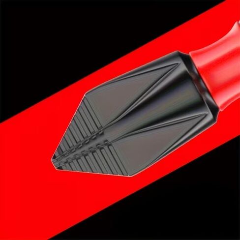Impact Insert Bit Anti-Slip Torsion Zone Arc Neck High Hardness Strong Magnetic for impact Drivers Power Drills Assembly, Red in Kuwait