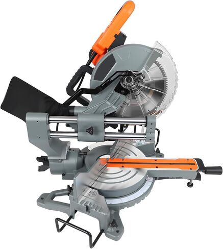 12" Sliding Miter Saw with LED Guide, Professional Woodworking Saw | 5000 RPM Motor, 15-Amp Corded, 305mm x 100T Blade, Precision Bevel & Miters, Ideal for DIY & Woodworking in Kuwait