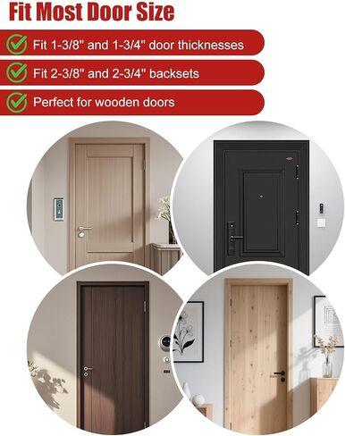 Door Hinge Jig and Door Lock Installation Kit, Door Hinge Mortiser Fit Hinge Mortising from 2.5 to 5 Inch, 1/4 Inch 5/8Inch Radius and Square Corner Types, Adjustable Mortise Jig for Knob Deadbolt in Kuwait