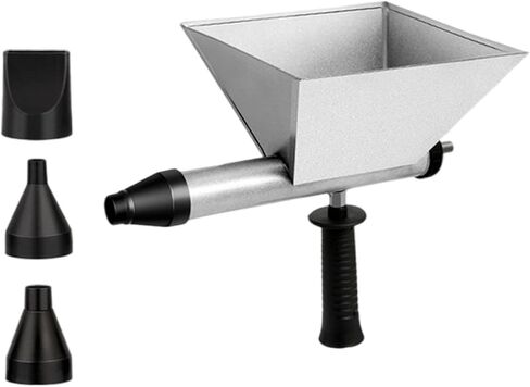 Electric Mortar Machine with Interchangeable Nozzles, Portable, for Masonry and, Metal Black in Kuwait