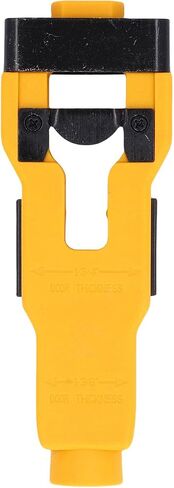 Oumefar Door Latch Mortise Tool, Stainless Steel ABS Construction with Contour for Precise Cutting Template, for 1 3/4 or 1 3/8 Inch Doors in Kuwait