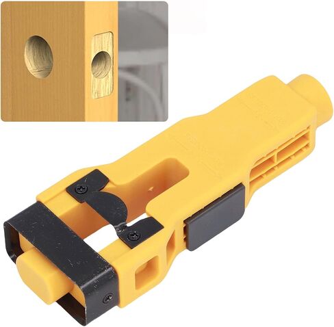 Oumefar Door Latch Mortise Tool, Stainless Steel ABS Construction with Contour for Precise Cutting Template, for 1 3/4 or 1 3/8 Inch Doors in Kuwait