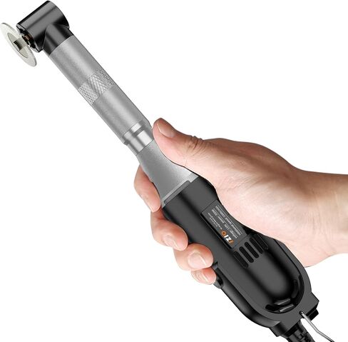 IZIO Multi-Purpose Electric Die Grinder Kit - 6 Variable Speed Polisher & Sander, Compact 1" Rotary Angle Grinder for Metal/Wood Crafting, DIY & Professional Grinding Tool (Black) in Kuwait