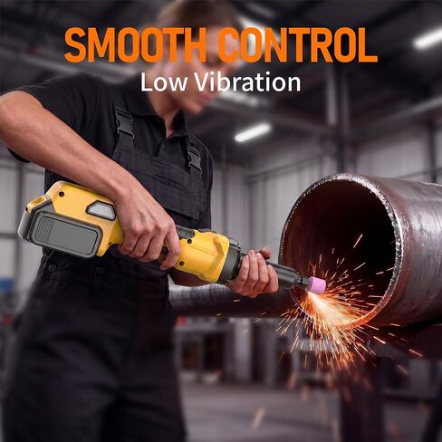 Cordless Die Grinder Compatible with Dewalt 20V Battery(No Battery) | Brushless Die Grinder Up to 26500RPM, 1/4" Precision Collet, 6 Speed Power Grinder for Metal Wood Plastic Grind in Kuwait