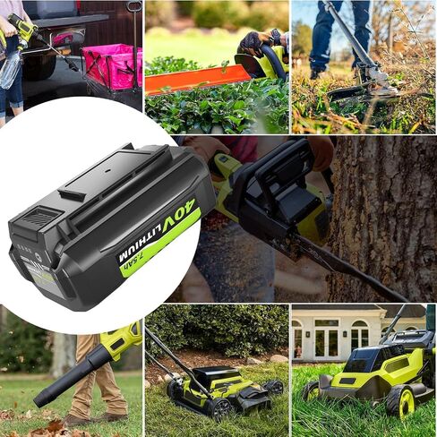 40v Upgraded 7500mAh Replacement for Ryobi 40v Battery 7.5Ah Compatible with Ryobi 40 Volt Lithium OP4026A OP40601 OP4050A OP4040 OP4075A Compatible with Batteries 40V Power Tools(1Pack) in Kuwait