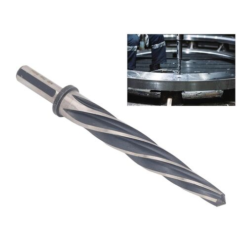 Construction Reamer 6542 and M2 High Speed Steel 3/4 Inch Round Shank 5 Flutes Spiral Maintenance Reamer for Metal, Aluminum, Brass, and Cast Iron Hole Finishing in Kuwait