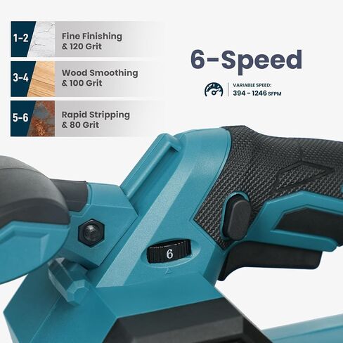 Brushless Cordless Belt Sander Compatible with Makita 18V Battery(Tool Only), w/ 10-Pack 3x18in Sanding Belts, Variable Speed, 1247 FPM, Lock-on Button, Dust Bag & Vacuum Adapter for Woodworking in Kuwait