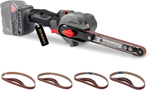 Brushless Cordless Detail Belt Sander Compatible with Milwaukee M18 (Battery Not Included), 2067 FT/Min High-Speed, 6-Speed Adjustable, 100° Pivoting Arm for Wood, Metal, Plastic in Kuwait