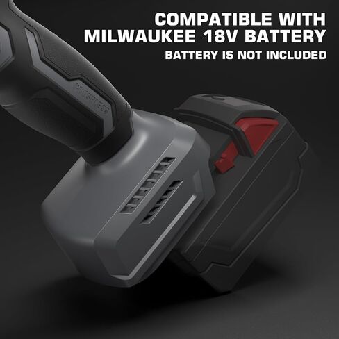 Brushless Cordless Detail Belt Sander Compatible with Milwaukee M18 (Battery Not Included), 2067 FT/Min High-Speed, 6-Speed Adjustable, 100° Pivoting Arm for Wood, Metal, Plastic in Kuwait