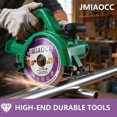 4-1/2 Inch Indestructible Diamond Cutting Disc, Premium Multi-Material Saw Blade for Angle Grinder with 7/8" Arbor, Cut Off Wheel for Metal, Tile, Ceramic, Porcelain, Stone, PVC, Plastic (3pcs) in Kuwait