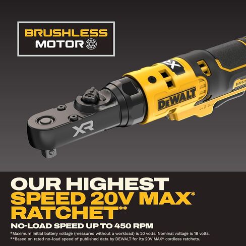 DEWALT 20V MAX* XR Brushless 1/4 in. & 3/8 in. Sealed Head Ratchet Kit (DCF520GE1) in Kuwait