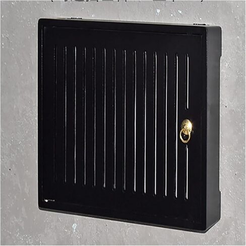WiFi Router Storage Box, Wall Mounted Wooden WiFi Router Cabinet Multicolor Multiple Sizes(Black,L42*49.5cm/16.5 * 19.4in) in Kuwait